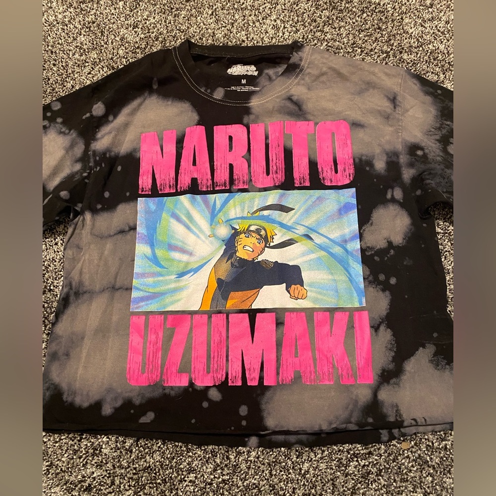 Anime cropped t shirt